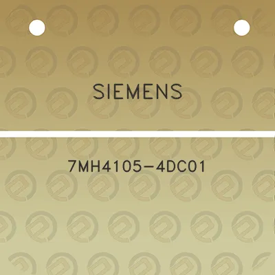 siemens-7mh4105-4dc01