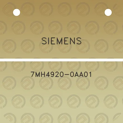 siemens-7mh4920-0aa01