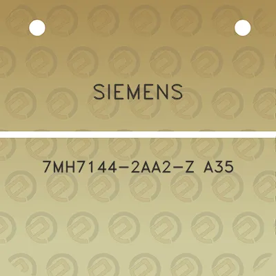 siemens-7mh7144-2aa2-z-a35