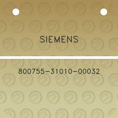 siemens-800755-31010-00032