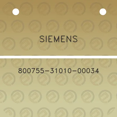 siemens-800755-31010-00034