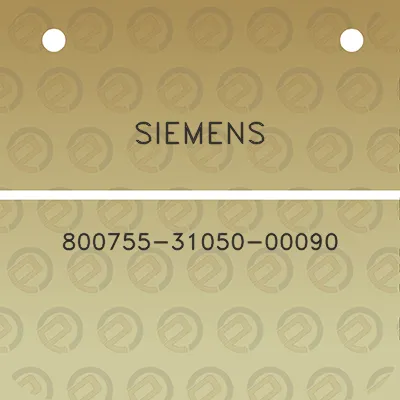 siemens-800755-31050-00090