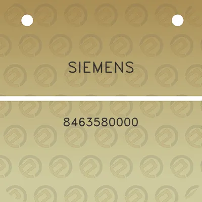 siemens-8463580000