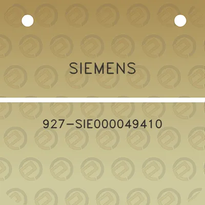 siemens-927-sie000049410