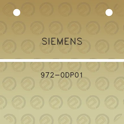 siemens-972-0dp01