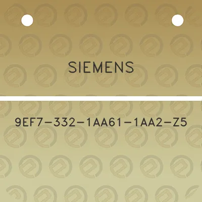 siemens-9ef7-332-1aa61-1aa2-z5