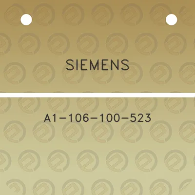 siemens-a1-106-100-523