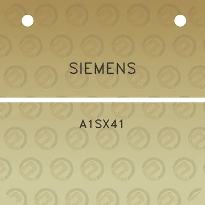 siemens-a1sx41