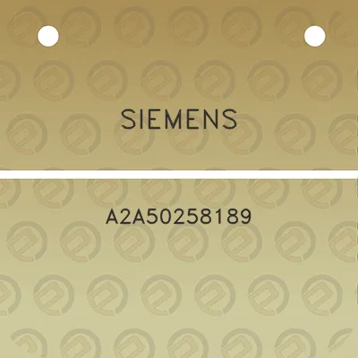 siemens-a2a50258189