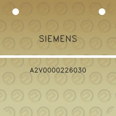 siemens-a2v0000226030