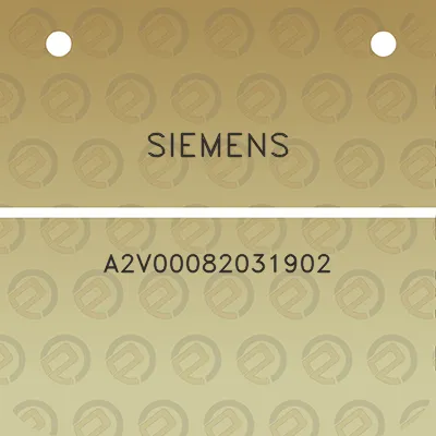 siemens-a2v00082031902