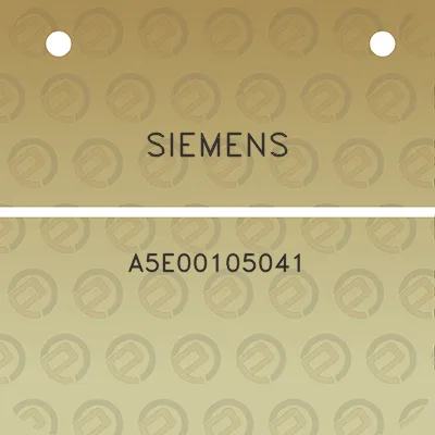 siemens-a5e00105041