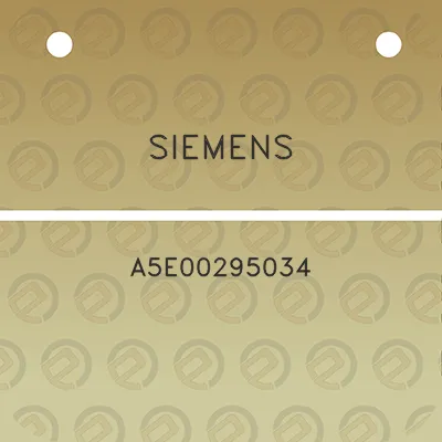 siemens-a5e00295034