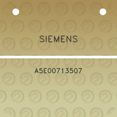 siemens-a5e00713507