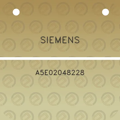 siemens-a5e02048228