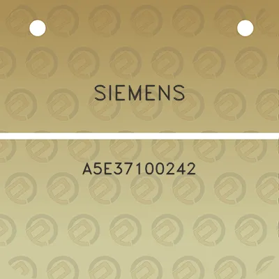 siemens-a5e37100242