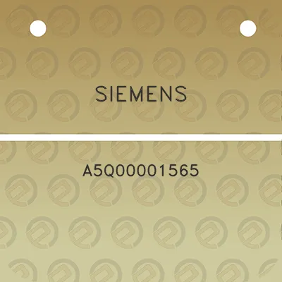 siemens-a5q00001565