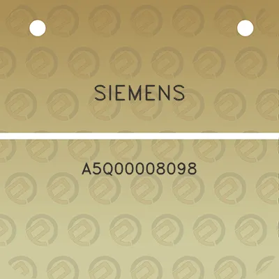 siemens-a5q00008098