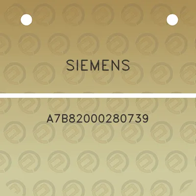 siemens-a7b82000280739