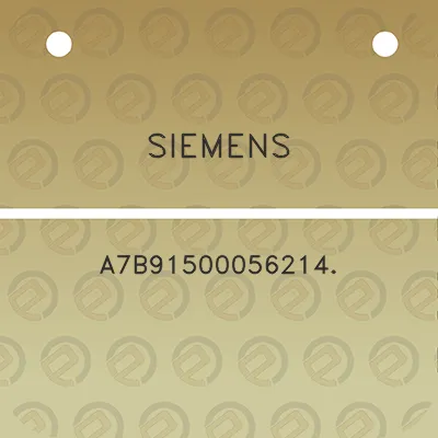 siemens-a7b91500056214