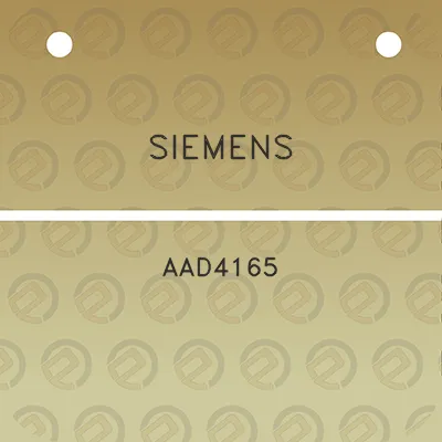 siemens-aad4165