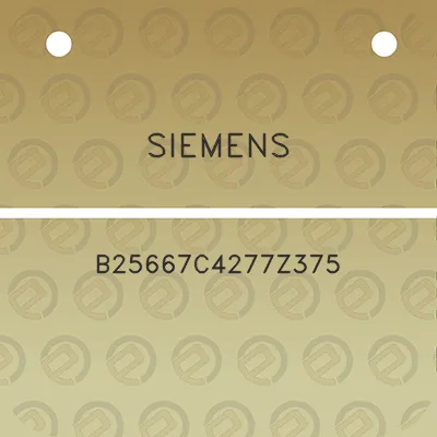 siemens-b25667c4277z375