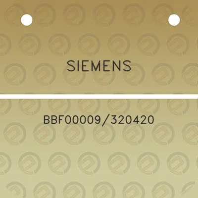 siemens-bbf00009320420