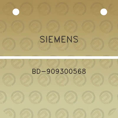 siemens-bd-909300568