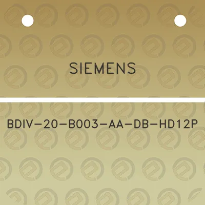 siemens-bdiv-20-b003-aa-db-hd12p