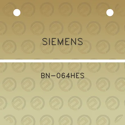 siemens-bn-064hes