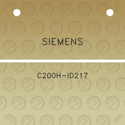 siemens-c200h-id217