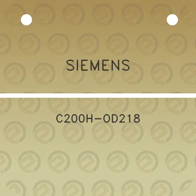 siemens-c200h-od218