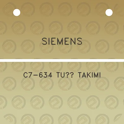 siemens-c7-634-tus-takimi