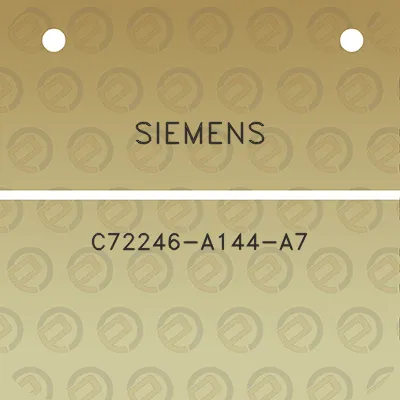 siemens-c72246-a144-a7