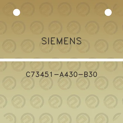 siemens-c73451-a430-b30