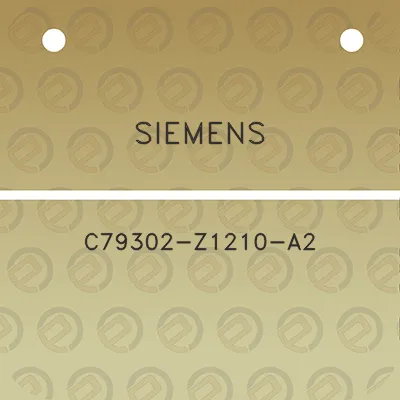 siemens-c79302-z1210-a2