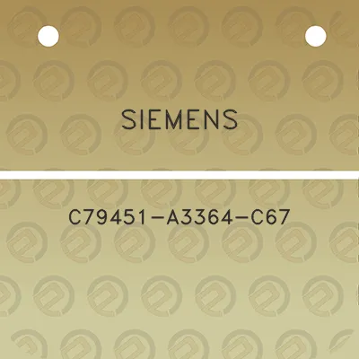 siemens-c79451-a3364-c67