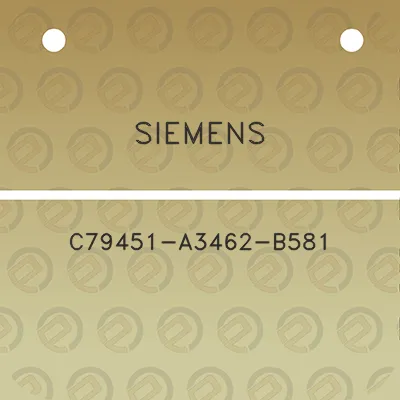 siemens-c79451-a3462-b581