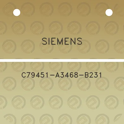 siemens-c79451-a3468-b231