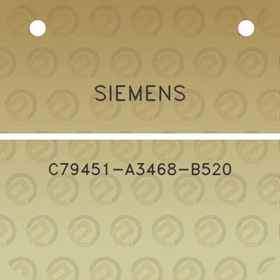 siemens-c79451-a3468-b520