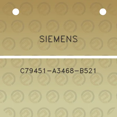 siemens-c79451-a3468-b521