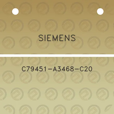 siemens-c79451-a3468-c20