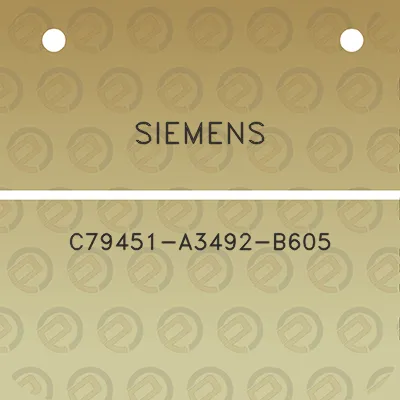 siemens-c79451-a3492-b605