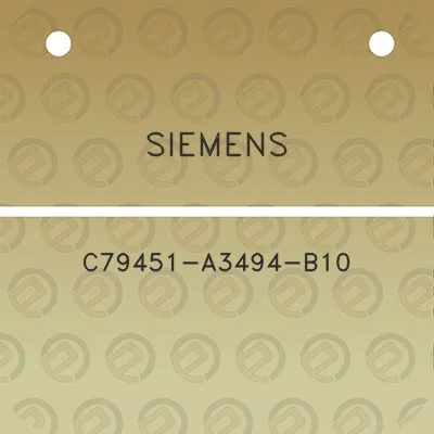 siemens-c79451-a3494-b10