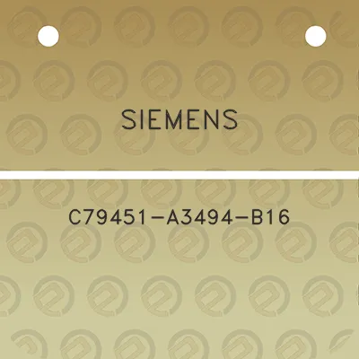 siemens-c79451-a3494-b16