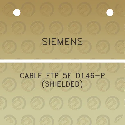 siemens-cable-ftp-5e-d146-p-shielded