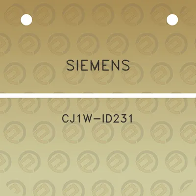 siemens-cj1w-id231