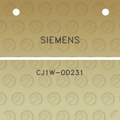 siemens-cj1w-od231