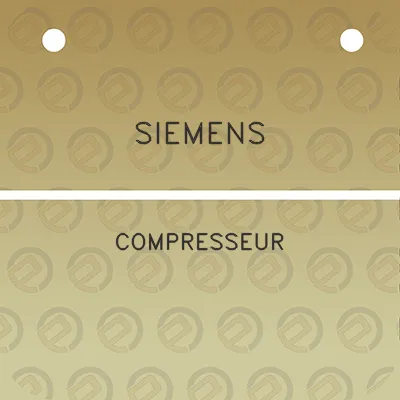 siemens-compresseur