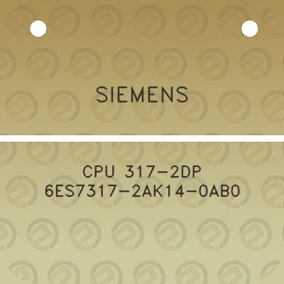 siemens-cpu-317-2dp-6es7317-2ak14-0ab0